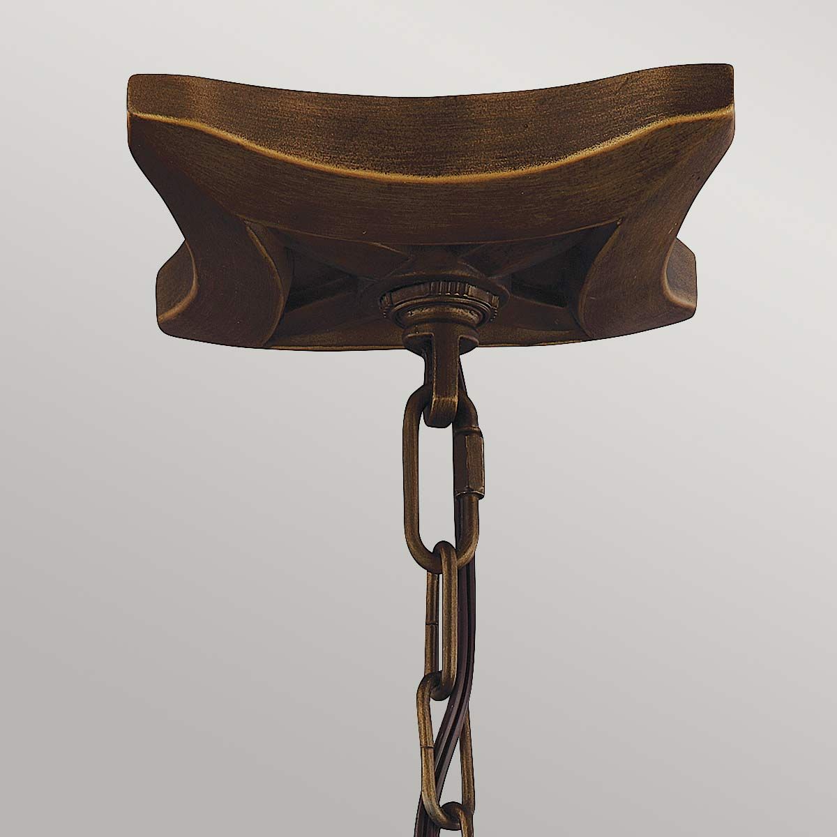 Yarmouth 6-Light Painted Aged Brass Chandelier