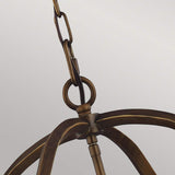 Yarmouth 6-Light Painted Aged Brass Chandelier