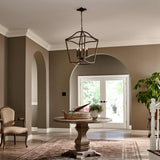 Yarmouth 6-Light Painted Aged Brass Chandelier
