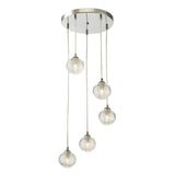 Federico 5 Light Cluster Pendant Polished Chrome Frame Only