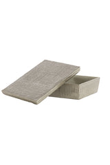 Antique Silver Lina Deco Box 37x27x11 cm