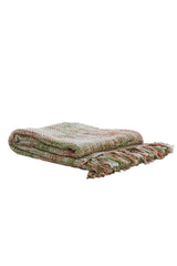 Fuenta Green & Coral Blanket 170x130 cm