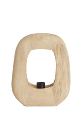 Natural Wood Kelafo Table Lamp 33x10x40 cm - Matte Finish