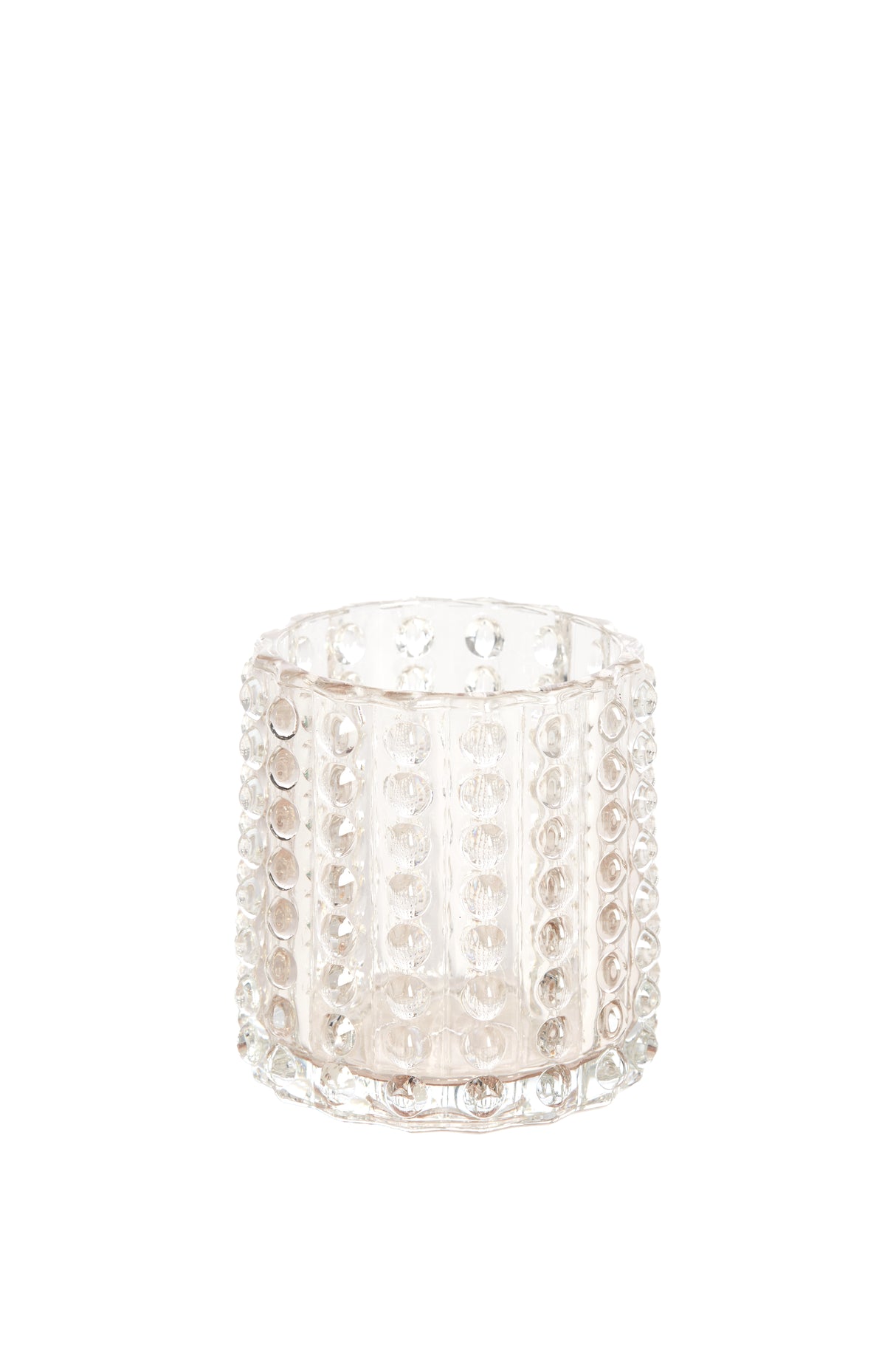 Cream Bublina Glass Tealight Holder Ø9.5x10 cm