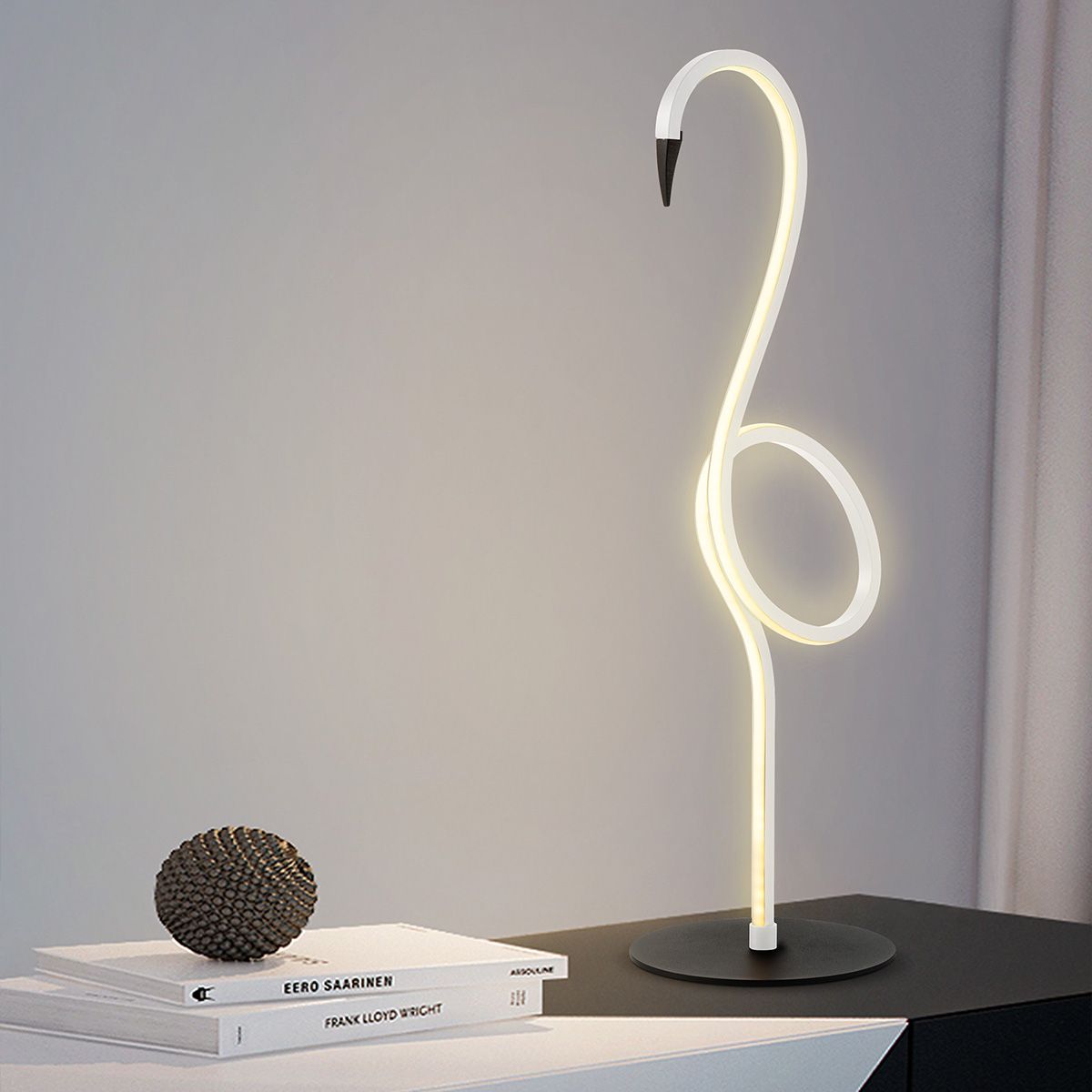 Flamingo LED Table Lamp - White  White