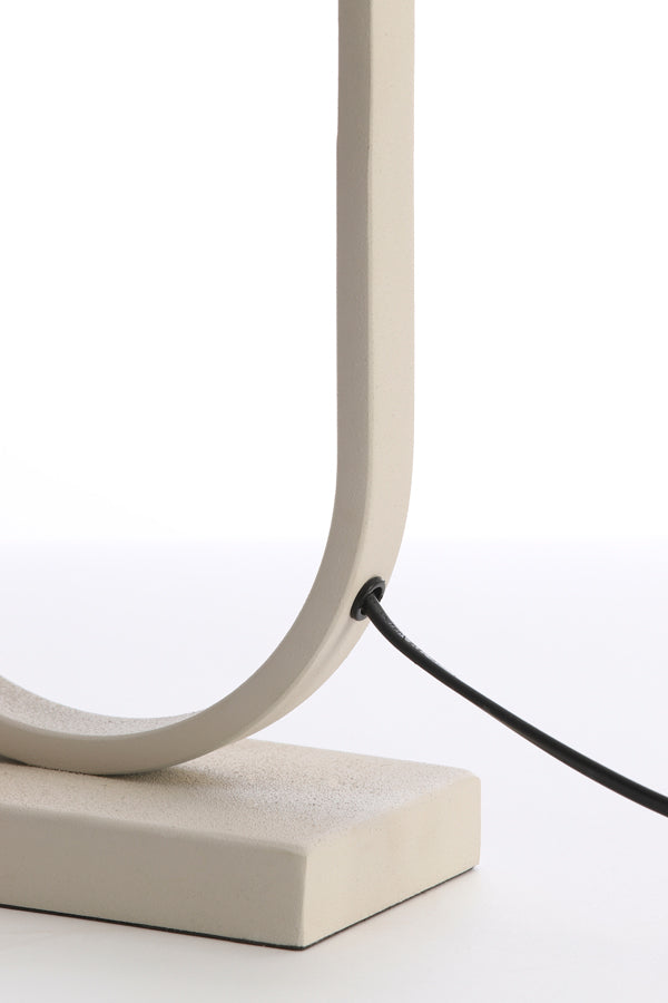 Elegant Jamiri Cream Lamp Base – 20x13x55 cm