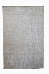 Contemporary Latis Light Grey and Brown Area Rug (300x200 cm)