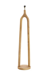 Elegant Natural Wood Floor Lamp - 30x135 cm