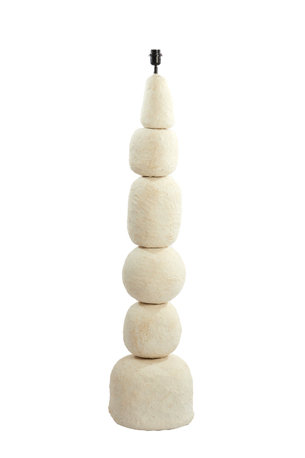 Elegant Marree Cream Floor Lamp, Ø30x135 cm