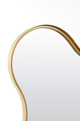 Gleaming Suva Gold Mirror - 65x4x63 cm