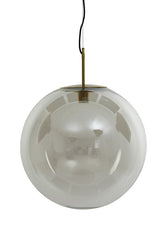 Antique Bronze & Clear Glass Hanging Lamp Ø48 cm - Medina Design