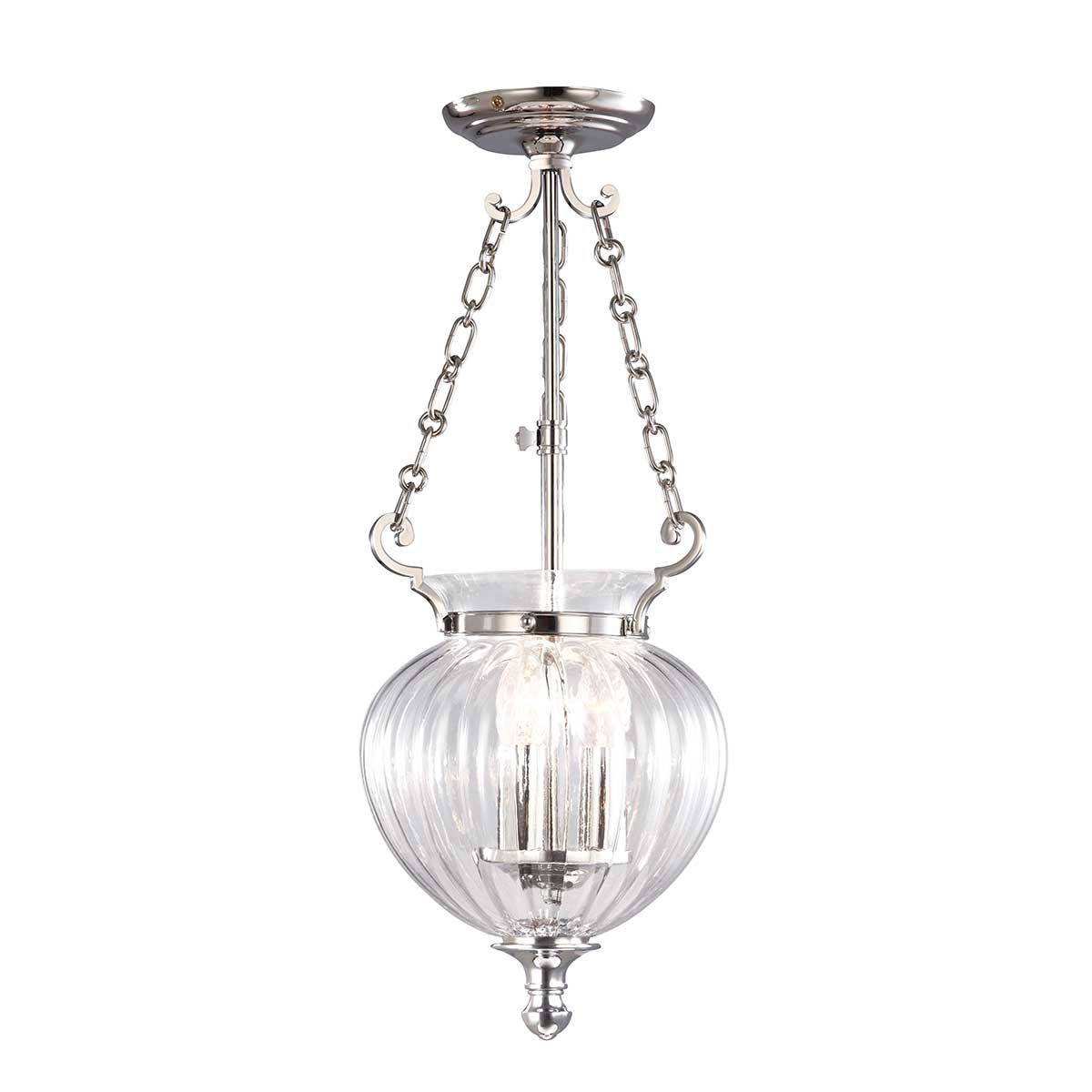 Luxurious Finsbury Ceiling Pendant in Polished Nickel