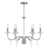 Finsbury Park Elegance: Luxurious Ceiling Chandelier in Polished Nickel