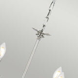 Finsbury Park Elegance: Luxurious Ceiling Chandelier in Polished Nickel