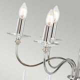 Finsbury Park Elegance: Luxurious Ceiling Chandelier in Polished Nickel