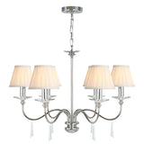 Finsbury Park Elegance: Luxurious Ceiling Chandelier in Polished Nickel
