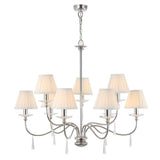 Finsbury Park Elegance: Luxury Polished Nickel Chandelier
