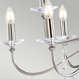 Finsbury Park Elegance: Luxury Polished Nickel Chandelier