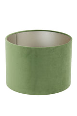 Velvet Dusty Green Cylinder Lampshade 25x25x18 cm