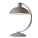 Franklin Retro-Modern Grey Desk Lamp
