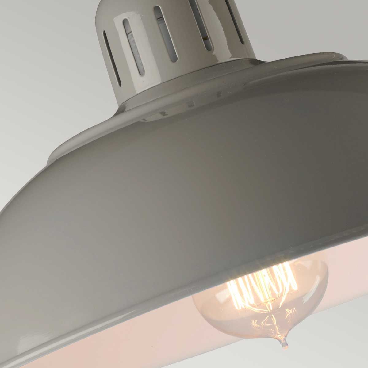 Franklin Retro-Modern Grey Desk Lamp