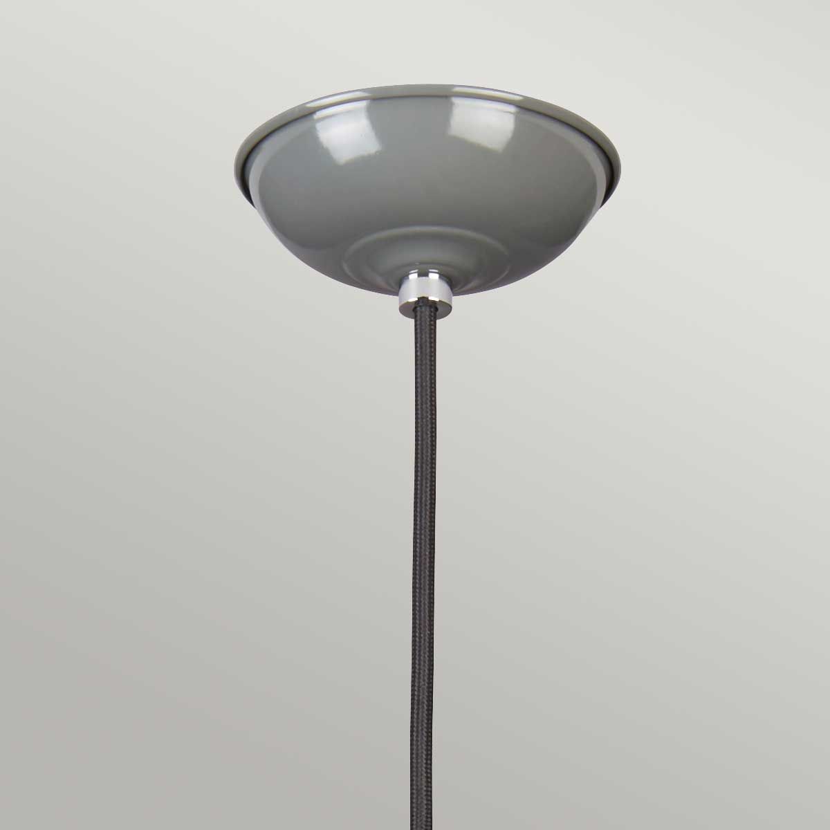 Grey Franklin Mild Steel Pendant Light