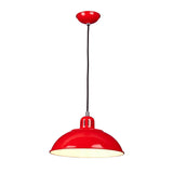 Franklin Vintage Red Pendant Light