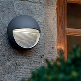 Modern Graphite Radius Wall Light
