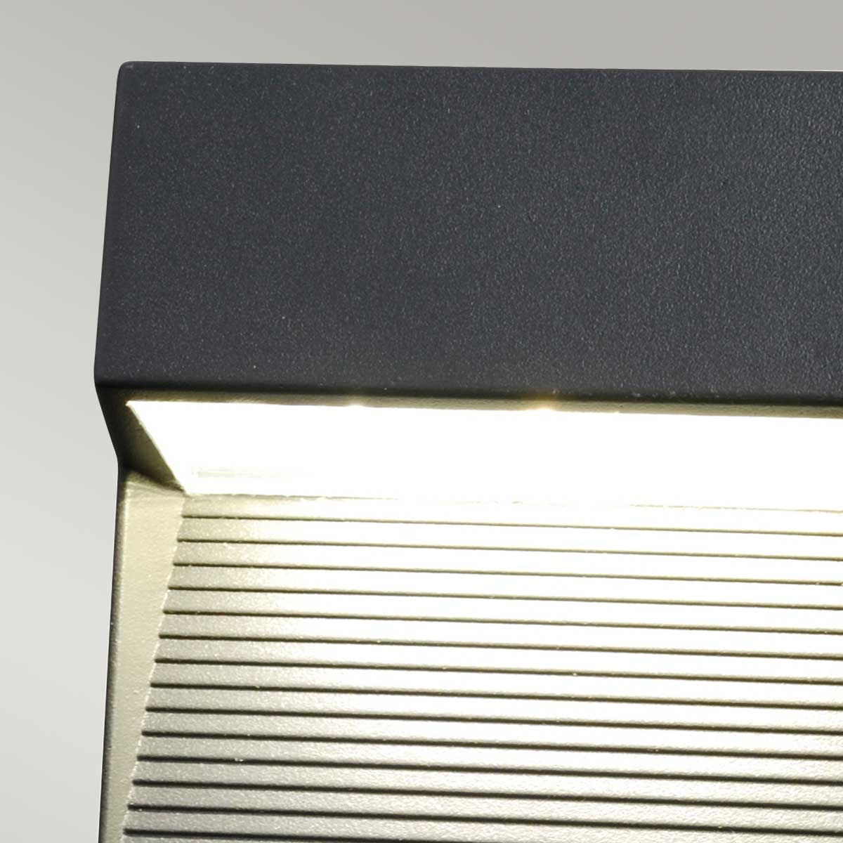 Title: Freyr LED Wall Light - Graphite Cast Aluminium