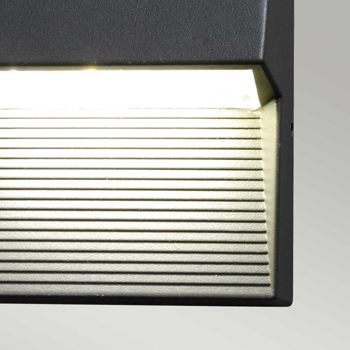Title: Freyr LED Wall Light - Graphite Cast Aluminium
