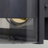Graphite Elegance: Frida Modern Wall Light