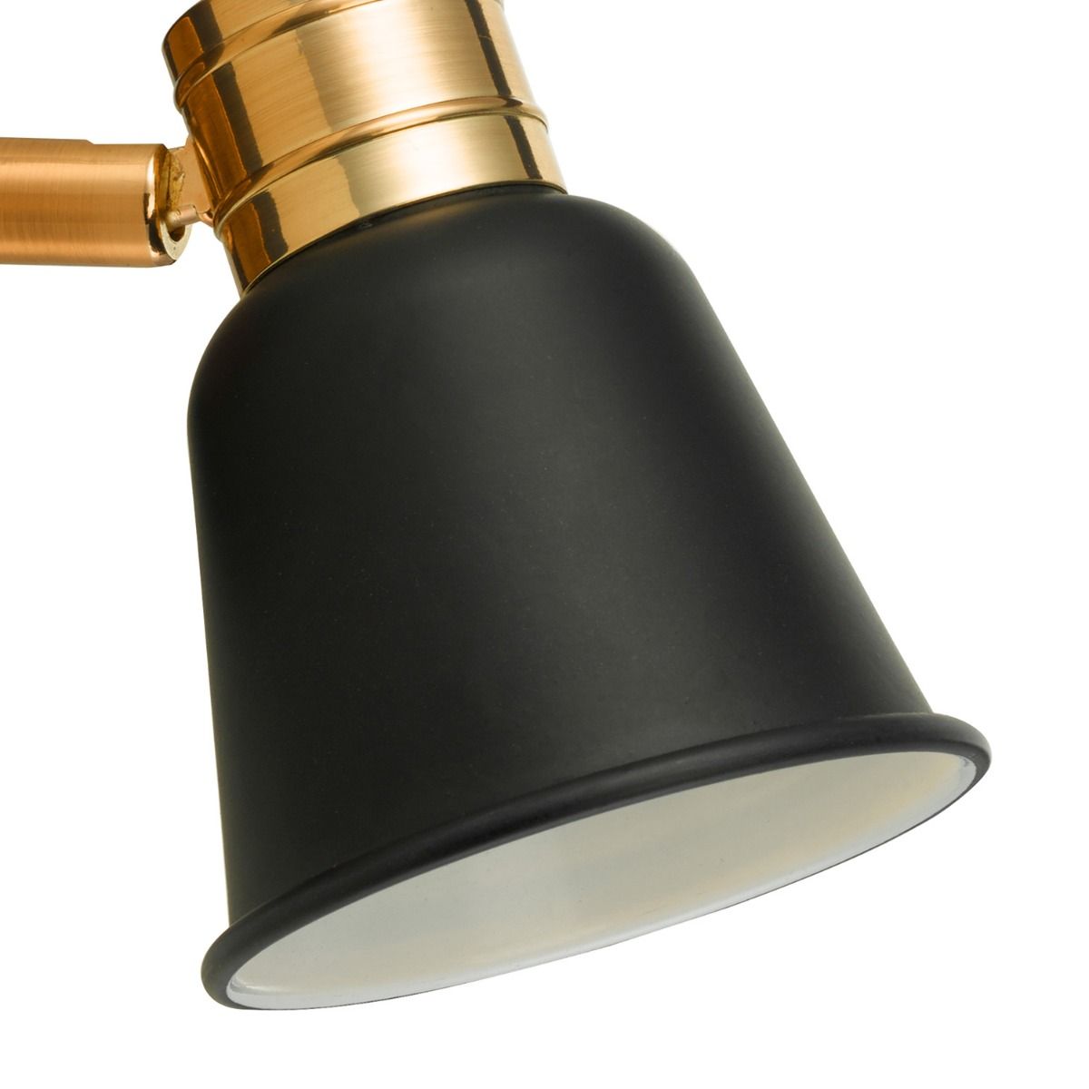 Fry Single Wall Spotlight Black & Rose Gold