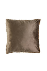 Cozy Square Pillow in Earthy Brown Tone