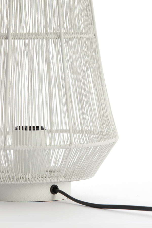 Elegant Cream Banjar Table Lamp 24x33 cm
