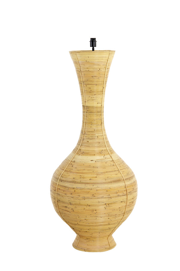 Rattan Weave Floor Lamp Ø42x145 cm - Bupak Natural Glow