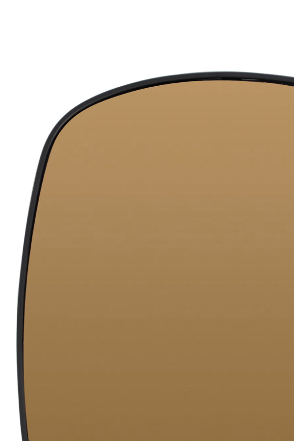 Labro Brown Glass Mirror with Black Frame - 40x50 cm