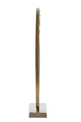 Elegant Bronze Penguin Sculpture on Base - 18x8x47 cm