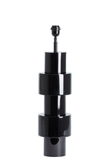 Glossy Black Nino Lamp Stand Ø18x65 cm