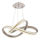 Gavino Pendant Brushed Silver LED