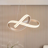 Gavino Pendant Brushed Silver LED