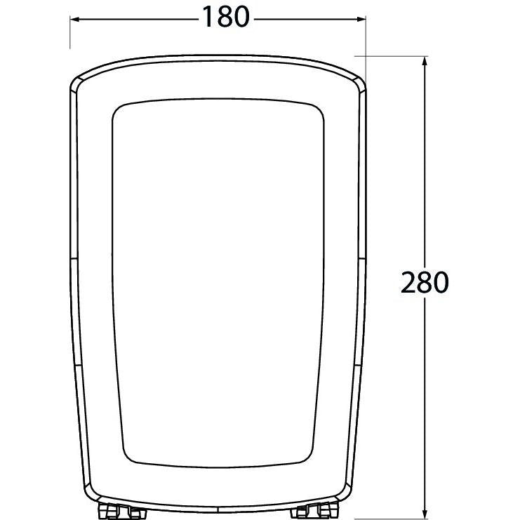 Germana Gabri 1L 2x10W GX53 LED CCT, Bollard Floodlight, Black/Opal
