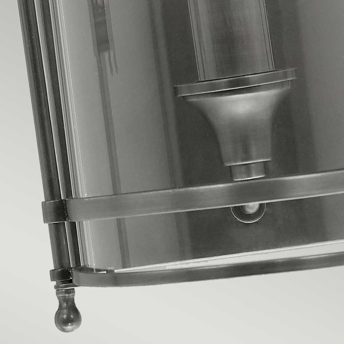 Guildhall Classic Polished Nickel Wall Lantern