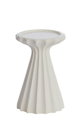 Elegant Sidari Cream Candle Holder – 9x14 cm