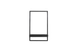 Maddison Wood Matte Black Wall Shelf 30x15x50 cm