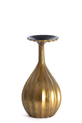 Antique Bronze Nyoko Vase, 19x19x38 cm, Decorative Style