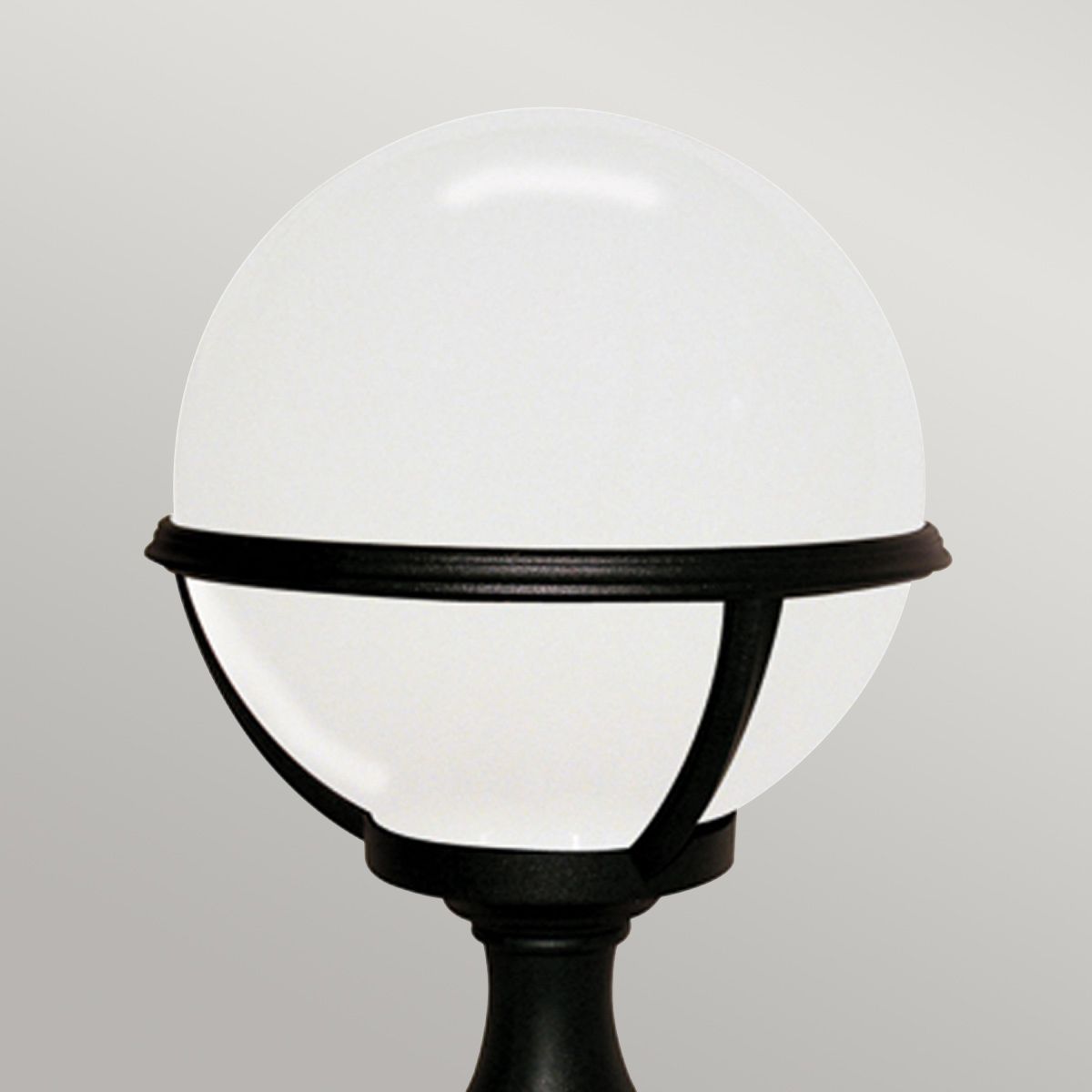 Glenbeigh Outdoor Pedestal Light - Durable Black Lantern