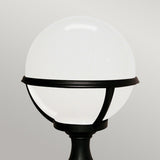 Glenbeigh Outdoor Pedestal Light - Durable Black Lantern