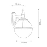 Glenbeigh Black Outdoor Wall Lantern