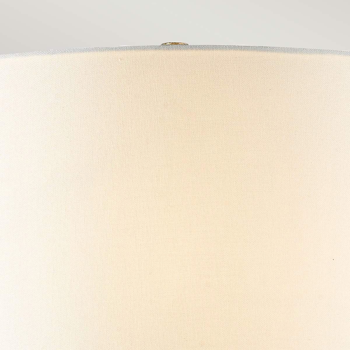 Arabella Distressed Gold Table Lamp with Cream Linen Shade