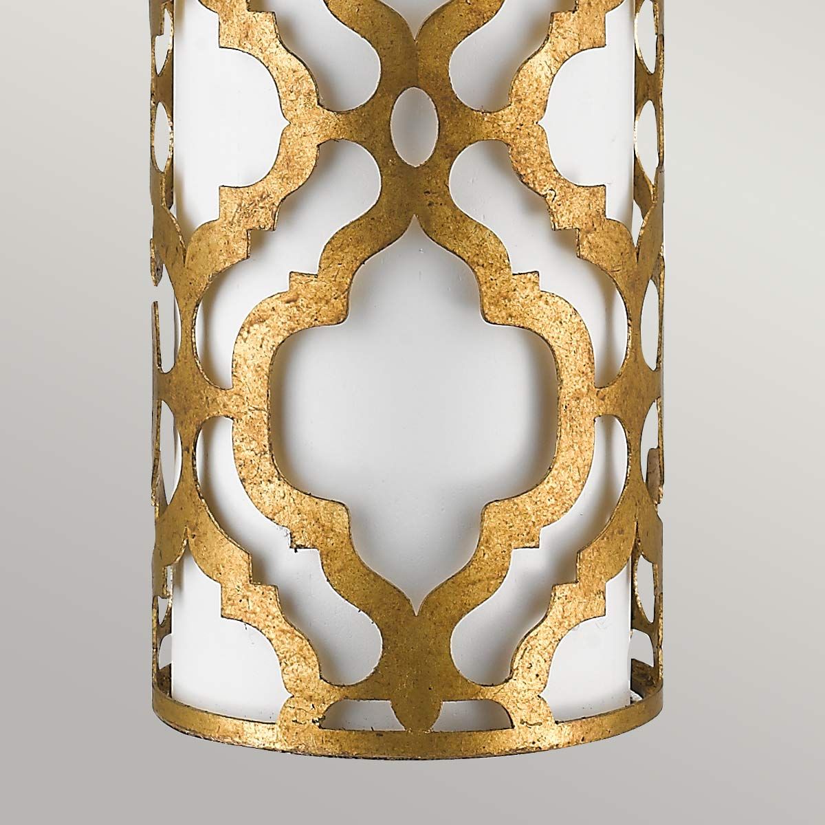 Arabella Distressed Gold Table Lamp with Cream Linen Shade